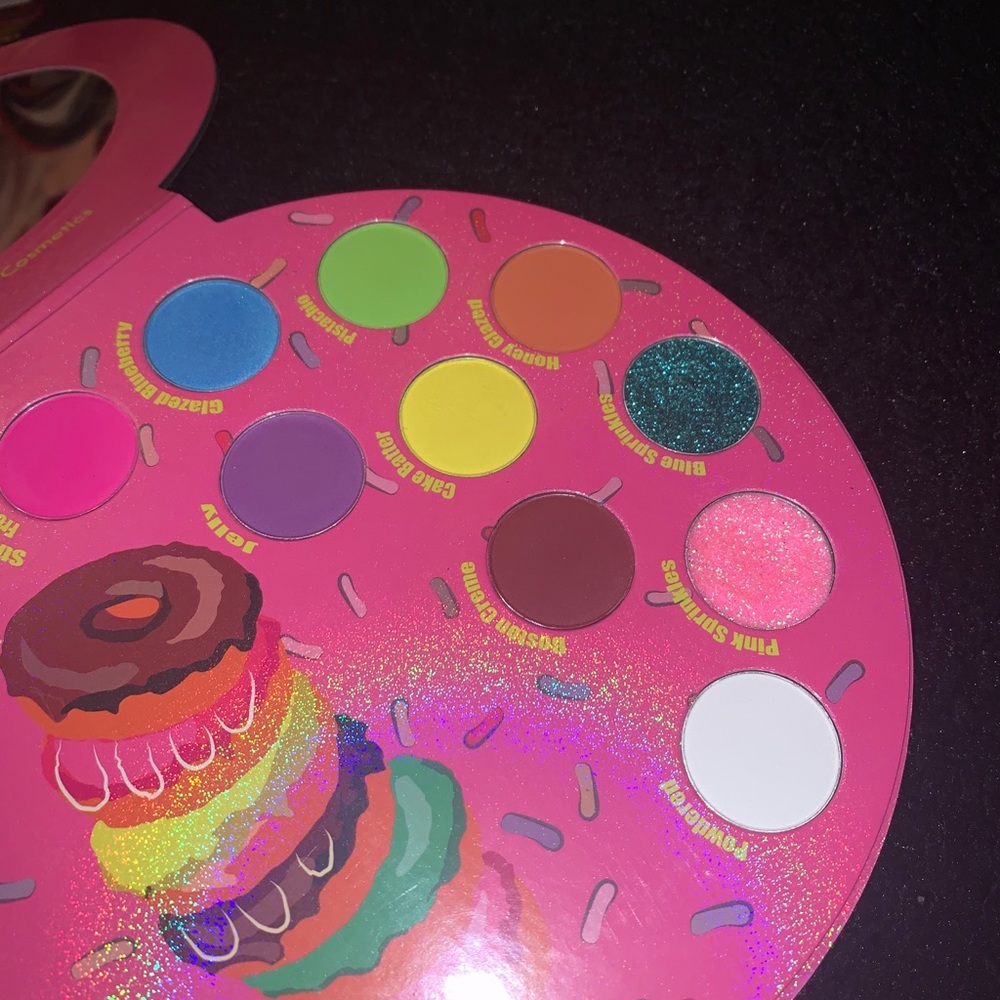 Sugary cosmetics donut palette
